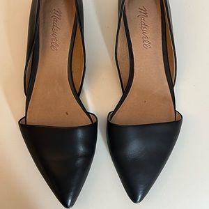 Pointy Black Flats